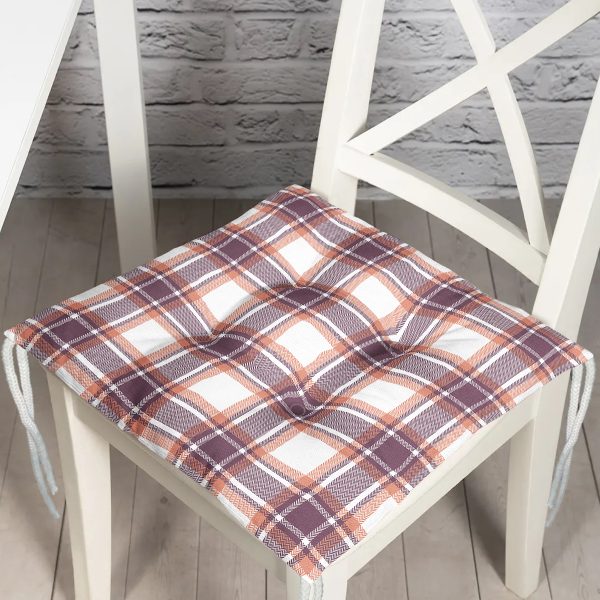 RealHomes Özel Tasarım Dijital Baskılı Modern Pofuduk Sandalye Minderi Realhomes