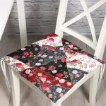 Modern Tasarımlı Dijital Baskılı Pofuduk Sandalye Minderi Realhomes