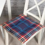 - Pofi-4251-Gorsel - Realhomes  Modern Tasarımlı Ekose Geometrik Dijital Baskılı Pofuduk Sandalye Minderi Realhomes