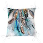 Kuş Tüyü Tasarımlı Modern Pofuduk Sandalye Minderi Realhomes