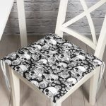 - Pofi-4271-Gorsel - Realhomes  Kuru Kafa ve Kelebek Tasarımlı Pofuduk Sandalye Minderi Realhomes