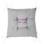 - Pofi-4305-Gorsel-2 - Realhomes  Realhomes Gri Zeminde Unicorn Desenli Modern Pofuduk Sandalye Minderi Realhomes