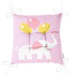 - Pofi-4308p-Gorsel-2 - Realhomes  Pembe Zeminde Fil ve Balon Motifli Çocuk Odası Pofuduk Sandalye Minderi Realhomes