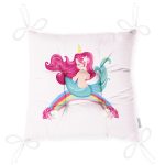 - Pofi-4317-Gorsel-2 - Realhomes  Denizkızı Ve Gökkuşağı Motifli Özel Tasarımlı Dijital Baskılı Çocuk Odası Pofuduk Sandalye Minderi Realhomes