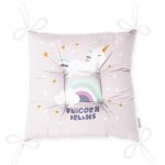 - Pofi-4327-Gorsel-2 - Realhomes  Realhomes Unicorn Özel Tasarımlı At Motifli Modern Pofuduk Sandalye Minderi Realhomes