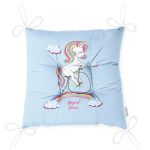 - Pofi-4338m-Gorsel-2 - Realhomes  Realhomes Mavi Zeminde Bisiklet ve Unicorn Tasarımlı Modern Pofuduk Sandalye Minderi Realhomes