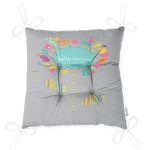 - Pofi-4344-Gorsel-2 - Realhomes  Realhomes Gri Zeminde Baby Shower Tasarımlı Modern Pofuduk Sandalye Minderi Realhomes