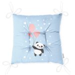 - Pofi-4353m-Gorsel-2 - Realhomes  Mavi Zemin Uçan Balonlar ve Sevimli Panda Desenli Modern Pofuduk Sandalye Minderi Realhomes