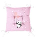 - Pofi-4353p-Gorsel-2 - Realhomes  Pembe Zemin Uçan Balonlar ve Sevimli Panda Desenli Modern Pofuduk Sandalye Minderi Realhomes