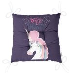 - Pofi-4356-Gorsel-2 - Realhomes Mor Zeminde Baby Shower Unicorn At Tasarımlı Modern Pofuduk Sandalye Minderi Realhomes