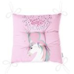 - Pofi-4356p-Gorsel-2 - Realhomes  Pembe Zeminde Baby Shower Unicorn At Tasarımlı Modern Pofuduk Sandalye Minderi Realhomes