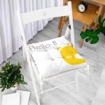 - Pofi-4372-Gorsel-1 - Realhomes Sarı Ayıcık Hello Motifli Çocuk Odası Pofuduk Sandalye Minderi Realhomes