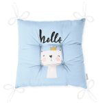 - Pofi-4383m-Gorsel-2 - Realhomes  Mavi Zeminde Hello Kedicik Özel Tasarımlı Modern Pofuduk Sandalye Minderi Realhomes