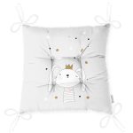 - Pofi-4384-Gorsel-2 - Realhomes  Realhomes Renkli Puanlı Kedicik Desenli Modern Pofuduk Sandalye Minderi Realhomes