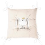 - Pofi-4386-Gorsel-2 - Realhomes  Realhomes Krem Zeminde Its Girl Tavşan Motifli Modern Pofuduk Sandalye Minderi Realhomes