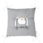 - Pofi-4387-Gorsel-2 - Realhomes  Realhomes Gri Zeminde Its Girl Tavşan Motifli Modern Pofuduk Sandalye Minderi Realhomes