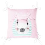 - Pofi-4396-Gorsel-2 - Realhomes  Pembe Zeminde Sevimli Ayıcık Motifli Modern Pofuduk Sandalye Minderi Realhomes