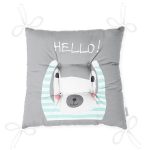 - Pofi-4397-Gorsel-2 - Realhomes  Gri Zeminde Sevimli Ayıcık Motifli Modern Pofuduk Sandalye Minderi Realhomes