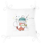 - Pofi-4435-Gorsel-2 - Realhomes  Realhomes Beyaz Zeminde Sevimli Tilki Desenli Modern Pofuduk Sandalye Minderi Realhomes