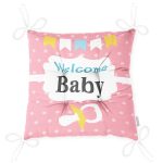 - Pofi-4458-Gorsel-2 - Realhomes  Pembe Zemin Baby Shower Temalı Özel Tasarımlı Dijital Baskılı Çocuk Odası Pofuduk Sandalye Minderi Realhomes
