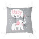 - Pofi-4461-Gorsel-2 - Realhomes Gri Zeminli Baby Shower Temalı Özel Tasarımlı Dijital Baskılı Çocuk Odası Pofuduk Sandalye Minderi Realhomes