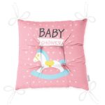 - Pofi-4465-Gorsel-2 - Realhomes Pembe Zeminde Baby Shower Temalı Desenli Bebek Odası Pofuduk Sandalye Minderi Realhomes