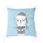 - Pofi-4483-Gorsel-2 - Realhomes  Realhomes Mavi Zeminde Ayıcık Tasarımlı Modern Pofuduk Sandalye Minderi Realhomes