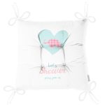 - Pofi-4532-Gorsel-2 - Realhomes Beyaz Zemin Let's Shower Yazılı Özel Tasarımlı Dijital Baskılı Çocuk Odası Pofuduk Sandalye Minderi Realhomes