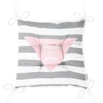 - Pofi-4557-Gorsel-2 - Realhomes Gri Çizgili Doğum Günü Temalı Özel Tasarımlı Dijital Baskılı Çocuk Odası Pofuduk Sandalye Minderi Realhomes