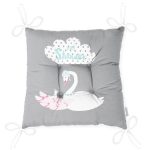 - Pofi-4563-Gorsel-2 - Realhomes  Realhomes Gri Zeminde Kuğu Motifli Özel Tasarım Modern Pofuduk Sandalye Minderi Realhomes