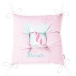 - Pofi-4575-Gorsel-2 - Realhomes Pembe Zeminli Mavi Kalpli Unicorn Desenli Çocuk Odası Pofuduk Sandalye Minderi Realhomes