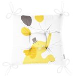 - Pofi-4594-Gorsel-2 - Realhomes  Beyaz Zeminde Uçan Balonlar ve Fil Desenli Çocuk Odası Pofuduk Sandalye Minderi Realhomes