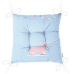 - Pofi-4632m-Gorsel-2 - Realhomes  Mavi Zemin Baby Shower Temalı Unicorn Desenli Dijital Baskılı Çocuk Odası Pofuduk Sandalye Minderi Realhomes