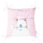 - Pofi-4644-Gorsel-2 - Realhomes  Pembe Zemin Hello Baby Yazılı Ayıcık Desenli Dijital Baskılı Modern Pofuduk Sandalye Minderi Realhomes