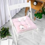 - Pofi-4647-Gorsel-1 - Realhomes  Pembe Zemin I'm A Boy Yazılı Aslan Desenli Dijital Baskılı Çocuk Odası Pofuduk Sandalye Minderi Realhomes