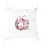 - Pofi-4672-Gorsel-2 - Realhomes  Unicorn Ve Çiçek Desenli Tasarımlı Dijital Baskılı Modern Pofuduk Sandalye Minderi Realhomes