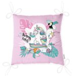 - Pofi-4679-Gorsel-2 - Realhomes Pembe Zemin Tatil Temalı Unicorn Desenli Dijital Baskılı Modern Pofuduk Sandalye Minderi Realhomes