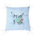 - Pofi-4704-Gorsel-2 - Realhomes  Mavi Zeminde Atkılı Sevimli Geyik Desenli Dijital Baskılı Modern Pofuduk Sandalye Minderi Realhomes