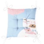 - Pofi-4801-Gorsel-2 - Realhomes  Mavi Zeminde Anne Ve Yavru Ayı Baby Shower Dijital Baskılı Çocuk Odası Pofuduk Sandalye Minderi Realhomes