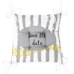 - Pofi-4825-Gorsel-2 - Realhomes  Realhomes Gri Zeminde Save The Date Motifli Modern Pofuduk Sandalye Minderi Realhomes