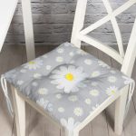 - Pofi-4843-Gorsel - Realhomes Realhomes Papatya Desenli Dijital Baskılı Modern Pofuduk Minderi Realhomes