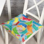 Realhomes Origami Gemiler Dijital Baskılı Modern Pofuduk Minderi Realhomes