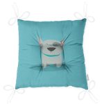 - Pofi-4864-Gorsel-2 - Realhomes Realhomes Köpek Desenli Dijital Baskılı Modern Pofuduk Sandalye Minderi Realhomes