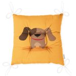 Realhomes Köpek Desenli Dijital Baskılı Modern Pofuduk Sandalye Minderi Realhomes