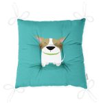 - Pofi-4869-Gorsel-2 - Realhomes  Realhomes Köpek Desenli Dijital Baskılı Modern Pofuduk Sandalye Minderi Realhomes