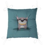 - Pofi-4879-Gorsel-2 - Realhomes  Realhomes Köpek Desenli Dijital Baskılı Modern Pofuduk Sandalye Minderi Realhomes