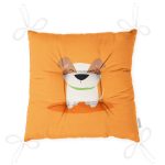 Realhomes Köpek Desenli Dijital Baskılı Modern Pofuduk Sandalye Minderi Realhomes