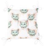 Realhomes Kedi Desenli Dijital Baskılı Modern Pofuduk Sandalye Minderi Realhomes