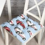 - Pofi-4908-Gorsel - Realhomes  Realhomes Yarış Arabalı Dijital Baskılı Modern Pofuduk Sandalye Minderi Realhomes