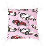 Realhomes Yarış Arabalı Dijital Baskılı Modern Pofuduk Sandalye Minderi Realhomes